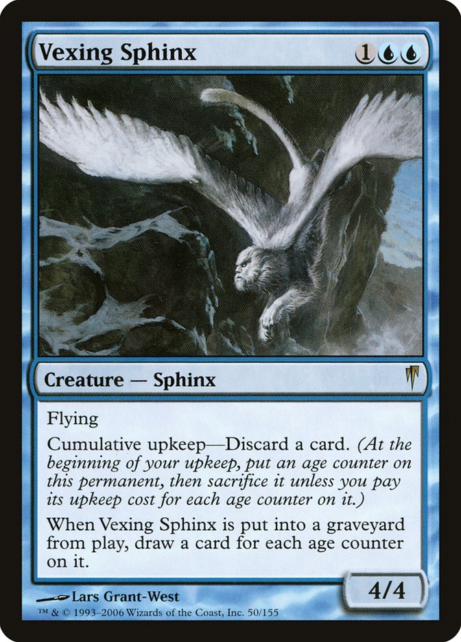 Vexing Sphinx [Coldsnap] Magic: The Gathering