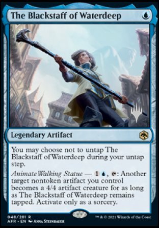 The Blackstaff of Waterdeep (Promo Pack) [Dungeons & Dragons: Adventures in the Forgotten Realms Promos] Magic: The Gathering