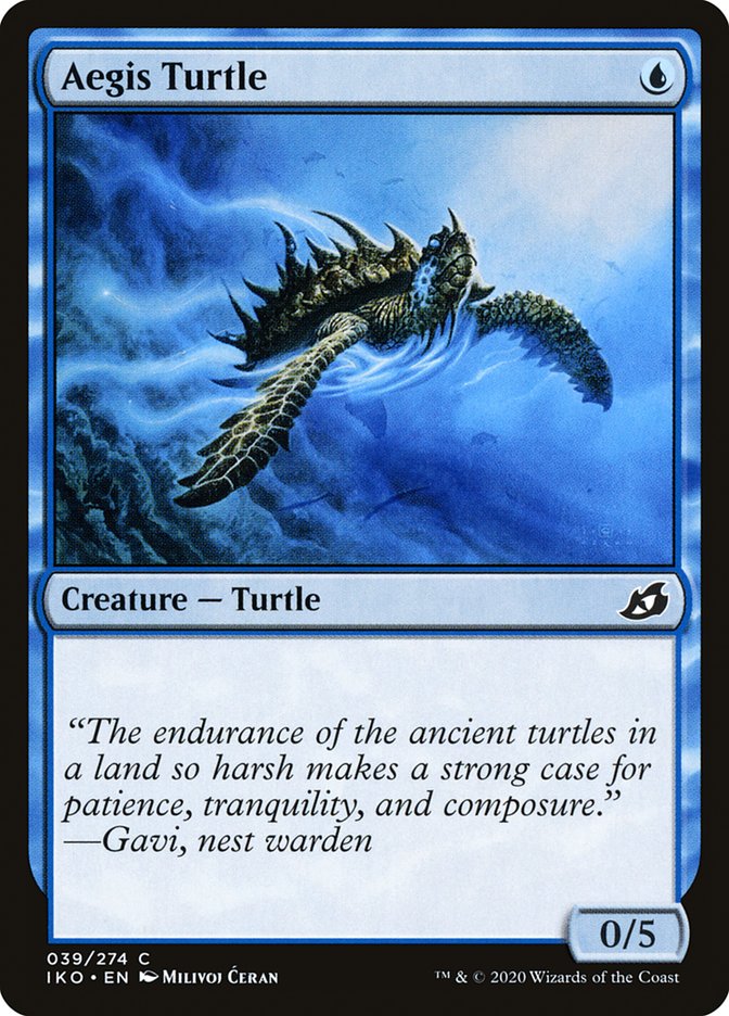 Aegis Turtle [Ikoria: Lair of Behemoths] Magic: The Gathering
