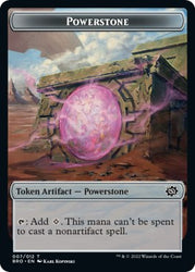 Powerstone // Soldier (008) Double-Sided Token [The Brothers' War Tokens] Magic: The Gathering