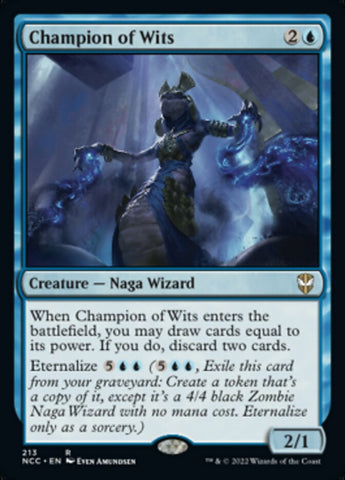 Champion of Wits [Streets of New Capenna Commander] Magic: The Gathering