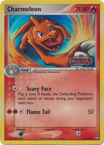 Charmeleon (28/108) (Stamped) [EX: Power Keepers] Pokémon