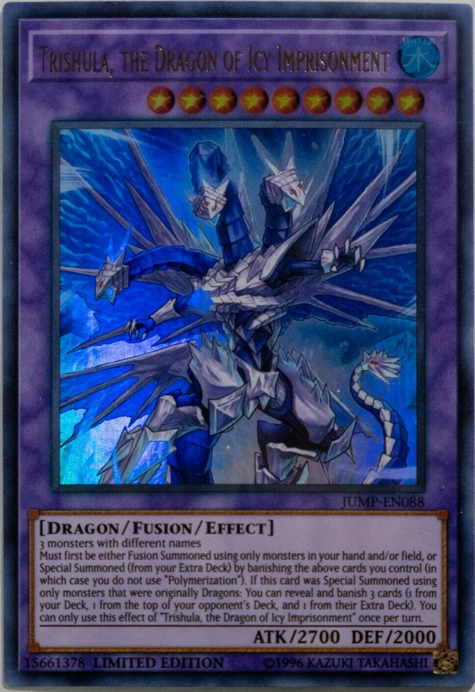 Trishula, the Dragon of Icy Imprisonment [JUMP-EN088] Ultra Rare Yu-Gi-Oh!