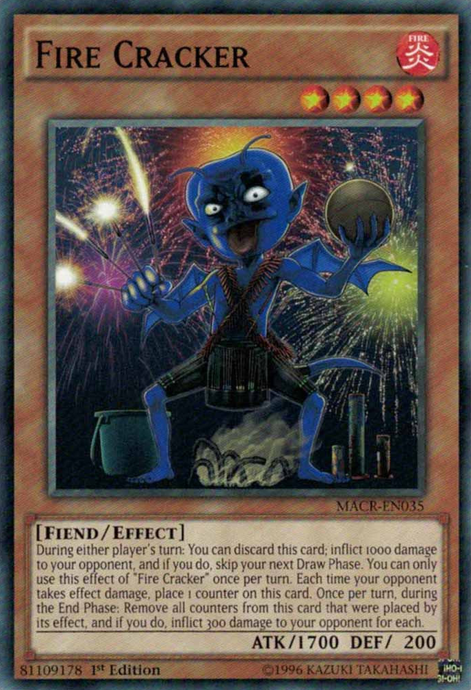 Fire Cracker [MACR-EN035] Common Yu-Gi-Oh!