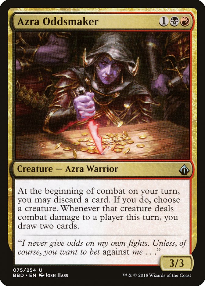 Azra Oddsmaker [Battlebond] Magic: The Gathering