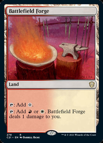 Battlefield Forge [Commander 2021] Magic: The Gathering