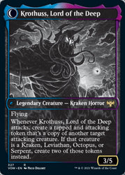 Runo Stromkirk // Krothuss, Lord of the Deep (Showcase Eternal Night) [Innistrad: Crimson Vow] Magic: The Gathering