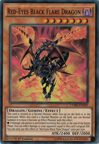 Red-Eyes Black Flare Dragon [CORE-EN020] Super Rare Yu-Gi-Oh!