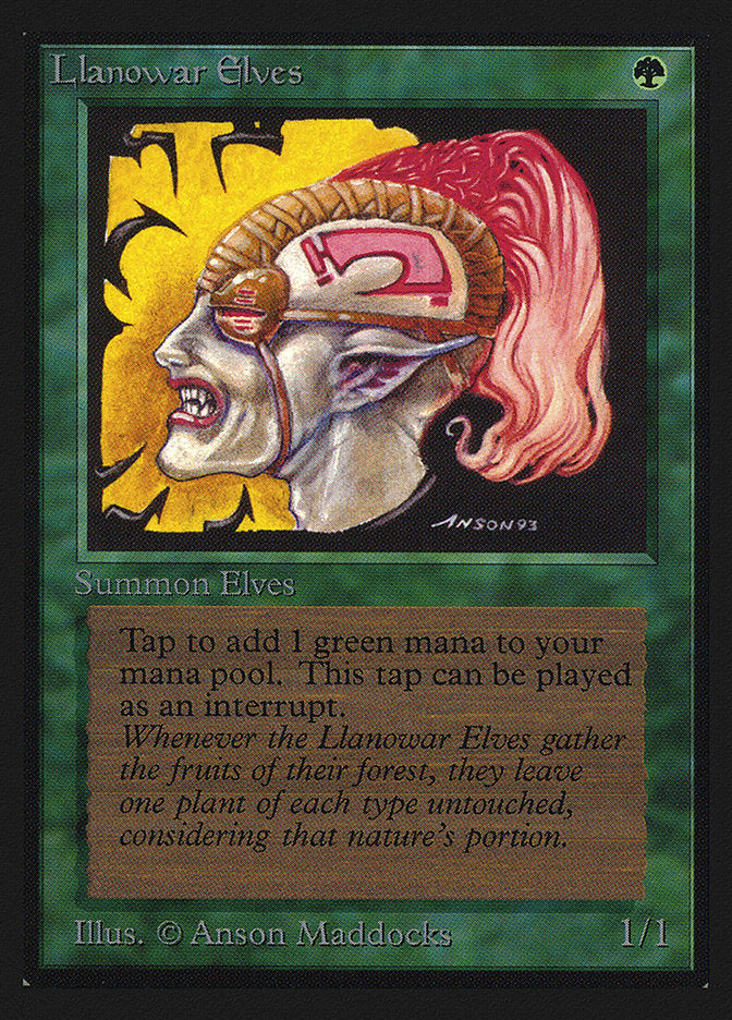 Llanowar Elves [Collectors' Edition] Magic: The Gathering