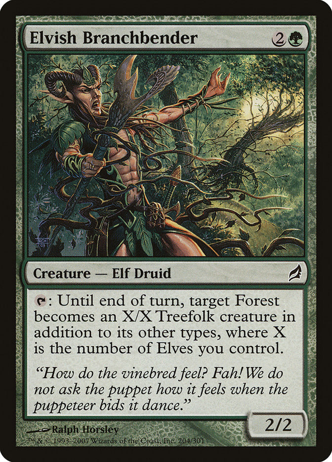 Elvish Branchbender [Lorwyn] Magic: The Gathering