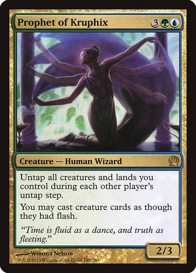 Prophet of Kruphix [Theros] Magic: The Gathering