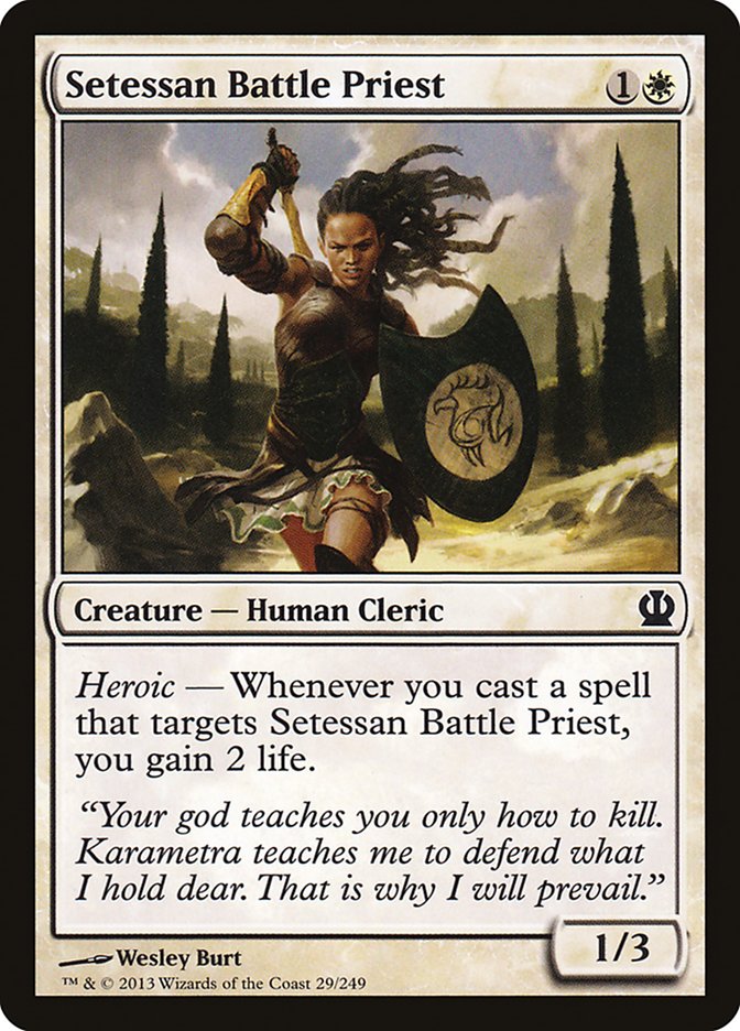 Setessan Battle Priest [Theros] Magic: The Gathering