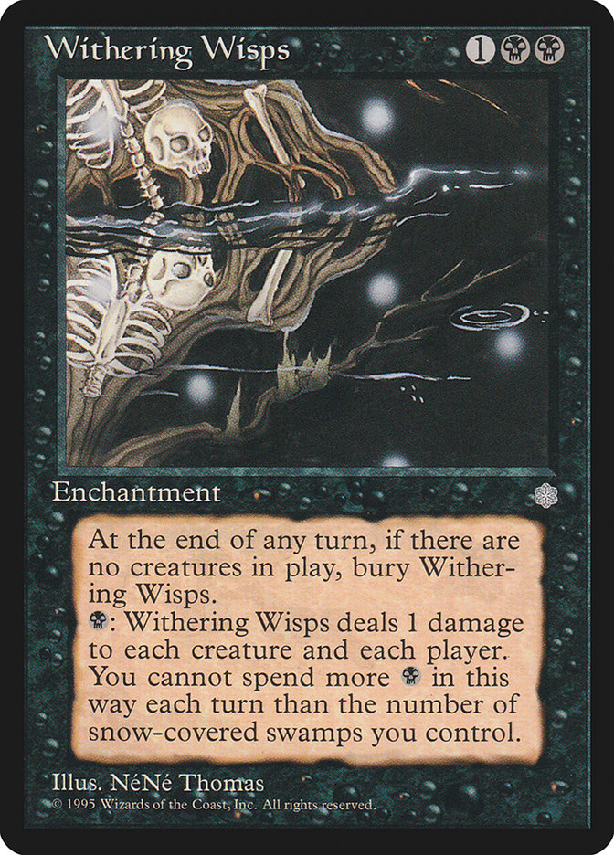Withering Wisps [Ice Age] Magic: The Gathering