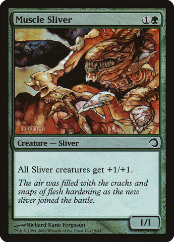 Muscle Sliver [Premium Deck Series: Slivers] Magic: The Gathering