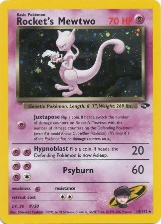 Rocket's Mewtwo (14/132) [Gym Challenge Unlimited] Pokémon