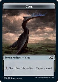 Clue // Servo Double-Sided Token [Double Masters Tokens] Magic: The Gathering