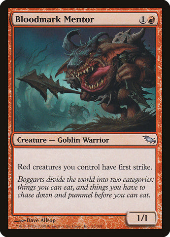 Bloodmark Mentor [Shadowmoor] Magic: The Gathering