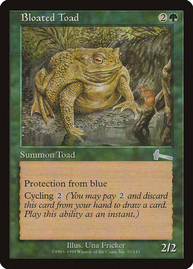 Bloated Toad [Urza's Legacy] Magic: The Gathering