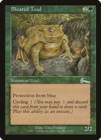 Bloated Toad [Urza's Legacy] Magic: The Gathering