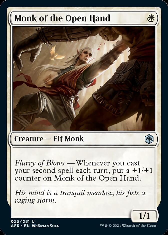 Monk of the Open Hand [Dungeons & Dragons: Adventures in the Forgotten Realms] Magic: The Gathering