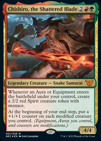 Chishiro, the Shattered Blade [Kamigawa: Neon Dynasty Commander] Magic: The Gathering