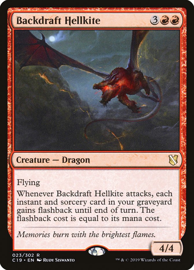 Backdraft Hellkite [Commander 2019] Magic: The Gathering