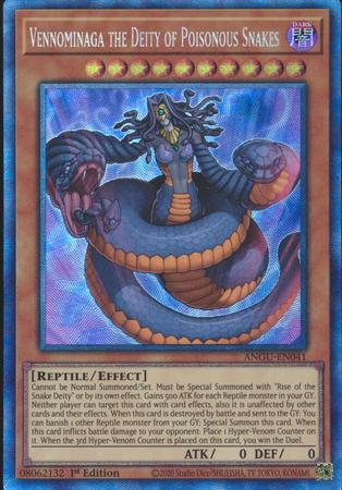 Vennominaga the Deity of Poisonous Snakes (Collector's Rare) [ANGU-EN041] Collector's Rare Yu-Gi-Oh!