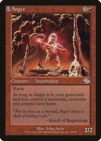 Anger [Judgment] Magic: The Gathering