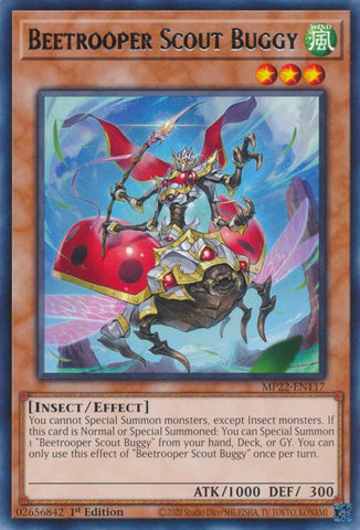 Beetrooper Scout Buggy [MP22-EN117] Rare Yu-Gi-Oh!