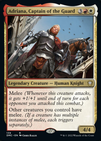 Adriana, Captain of the Guard [Dominaria United Commander] Magic: The Gathering