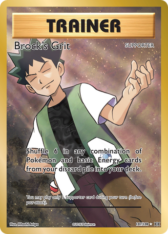 Brock's Grit (107/108) [XY: Evolutions] Pokémon