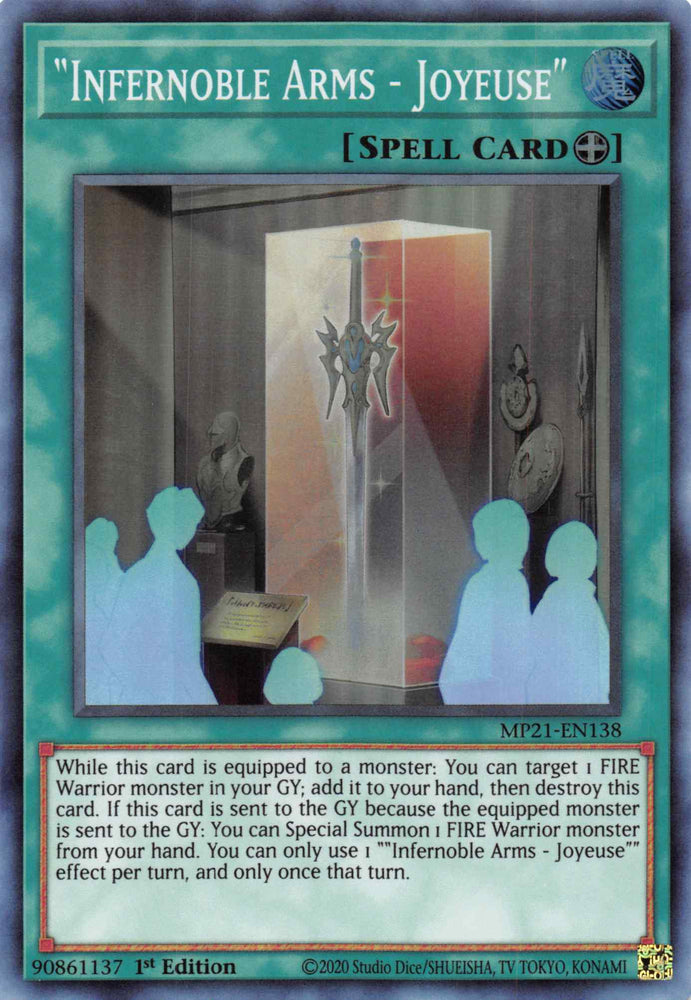 Infernoble Arms - Joyeuse [MP21-EN138] Super Rare Yu-Gi-Oh!