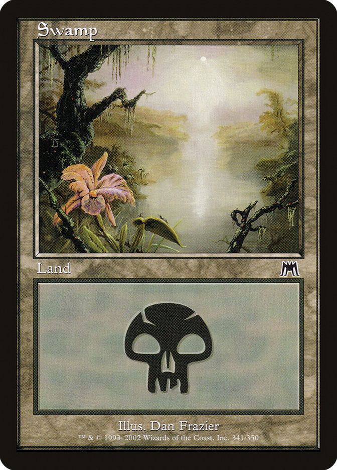 Swamp (341) [Onslaught] Magic: The Gathering