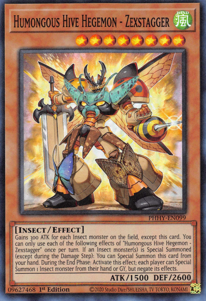 Humongous Hive Hegemon - Zexstagger [PHHY-EN099] Super Rare Yu-Gi-Oh!