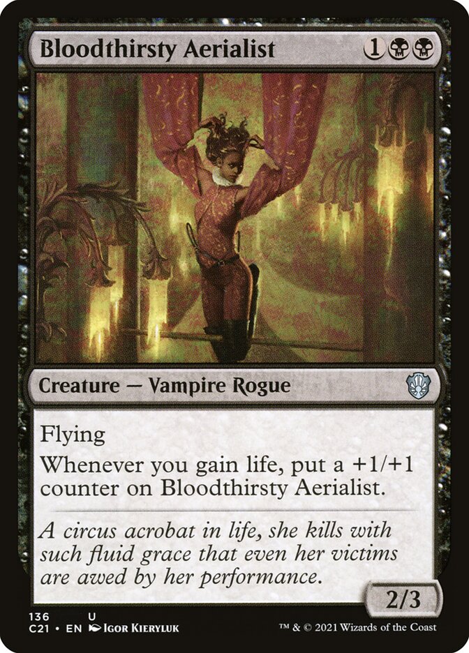 Bloodthirsty Aerialist [Commander 2021] Magic: The Gathering