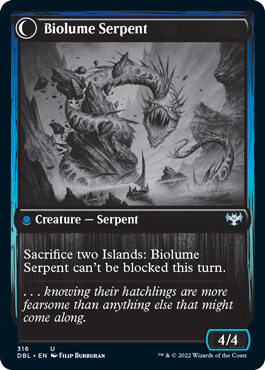 Biolume Egg // Biolume Serpent [Innistrad: Double Feature] Magic: The Gathering