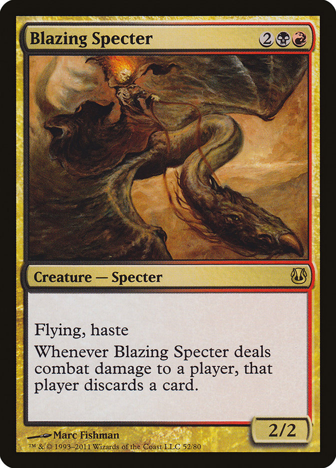 Blazing Specter [Duel Decks: Ajani vs. Nicol Bolas] Magic: The Gathering