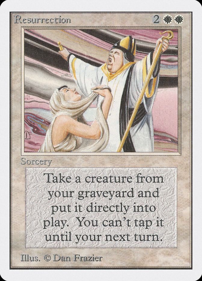 Resurrection [Unlimited Edition] Magic: The Gathering