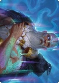 Alrund, God of the Cosmos Art Card [Kaldheim Art Series] Magic: The Gathering
