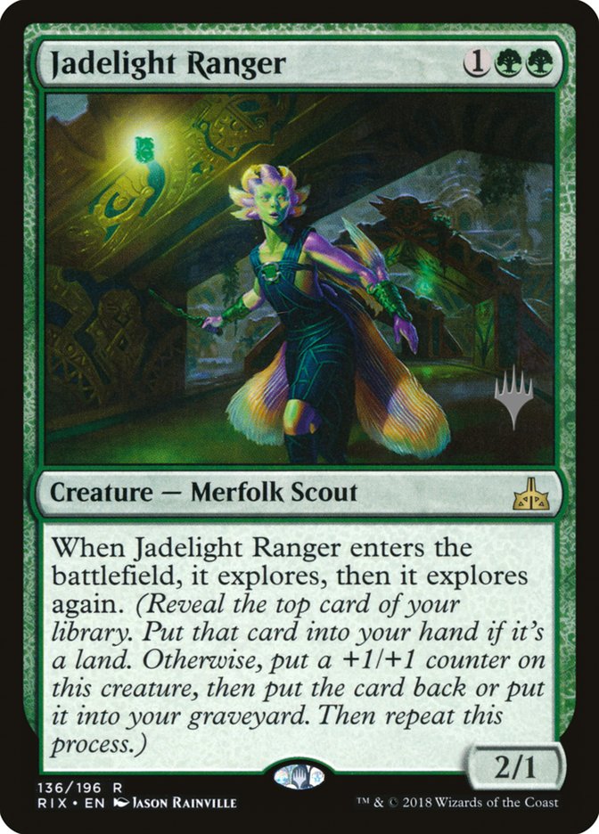 Jadelight Ranger (Promo Pack) [Rivals of Ixalan Promos] Magic: The Gathering