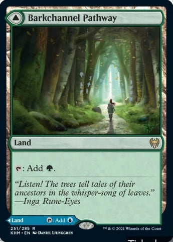 Barkchannel Pathway // Tidechannel Pathway [Kaldheim] Magic: The Gathering
