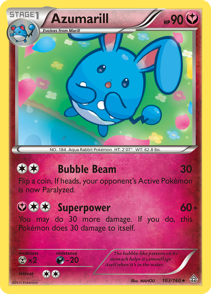 Azumarill (103/160) [XY: Primal Clash] Pokémon