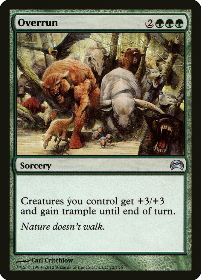 Overrun [Planechase 2012] Magic: The Gathering