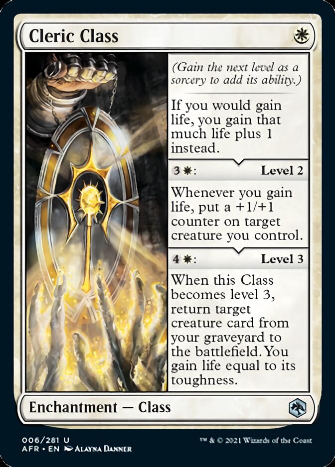 Cleric Class [Dungeons & Dragons: Adventures in the Forgotten Realms] Magic: The Gathering