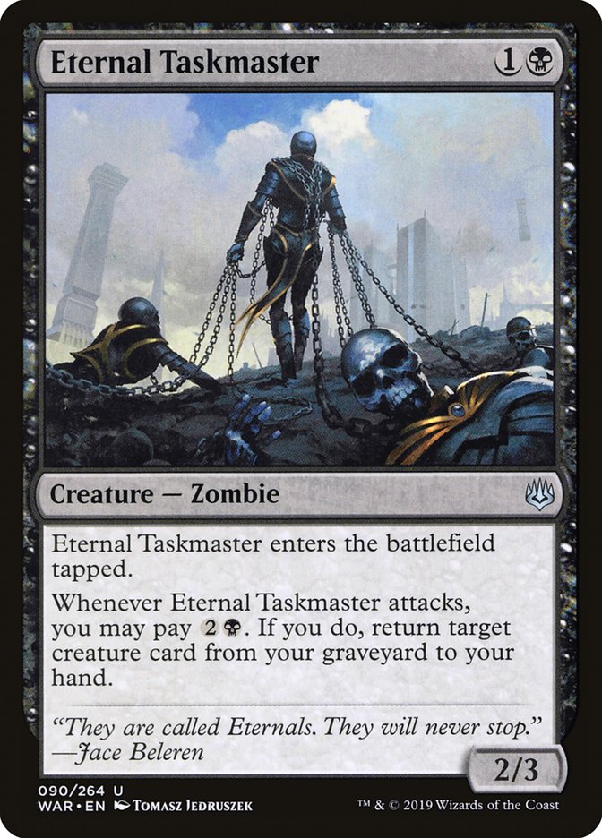 Eternal Taskmaster [War of the Spark] Magic: The Gathering