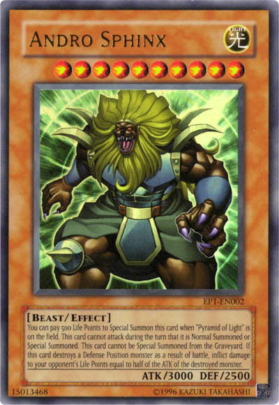 Andro Sphinx [EP1-EN002] Ultra Rare Yu-Gi-Oh!