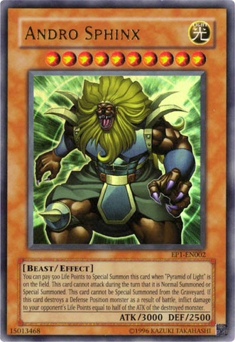 Andro Sphinx [EP1-EN002] Ultra Rare Yu-Gi-Oh!