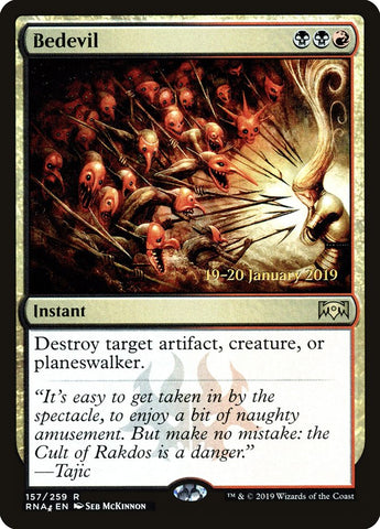 Bedevil [Ravnica Allegiance Prerelease Promos] Magic: The Gathering