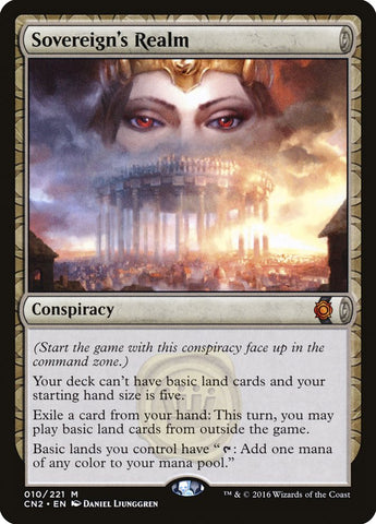 Sovereign's Realm [Conspiracy: Take the Crown] Magic: The Gathering