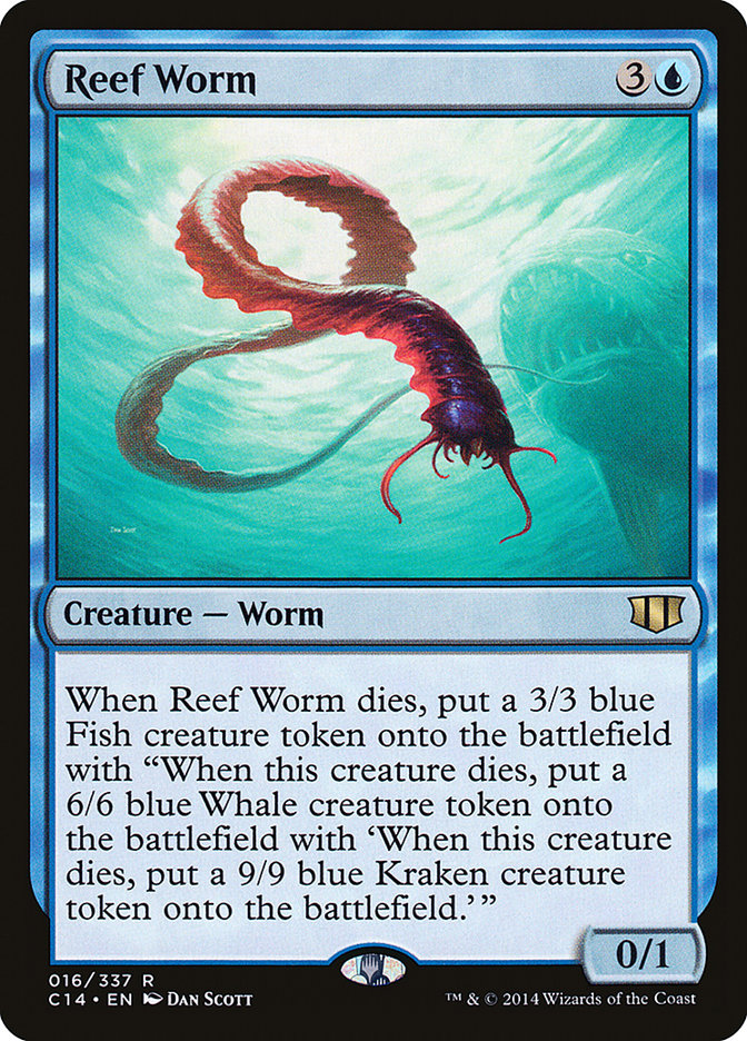 Reef Worm [Commander 2014] Magic: The Gathering